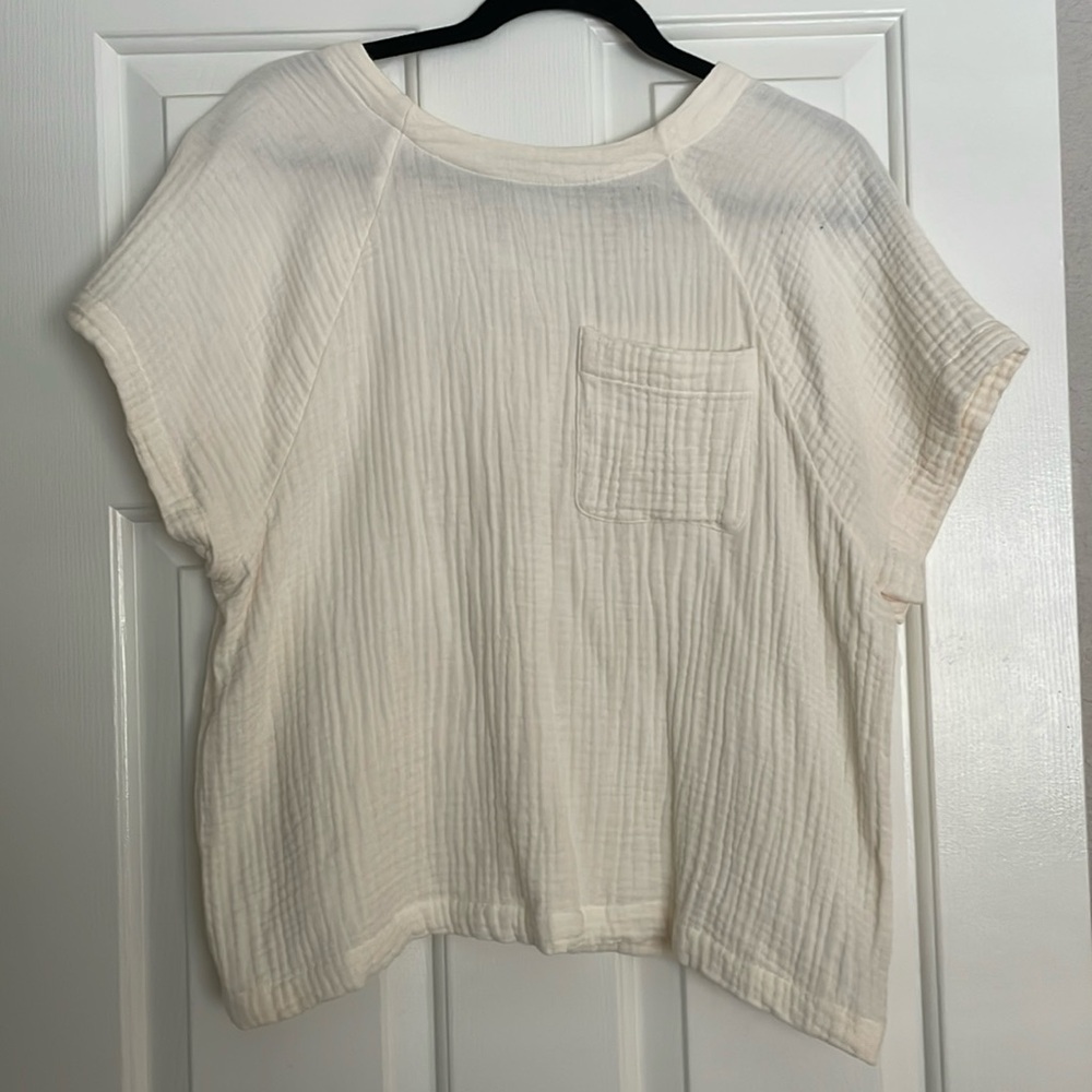 Madewell Cream Blouse